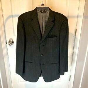 J. Ferrar Men’s 3-Piece Suit - Black